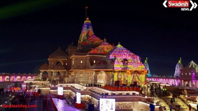 अयोध्या: राम मंदिर पर आज फहराएंगे भगवा झंडा, पीएम मोदी होंगे मुख्य अतिथि