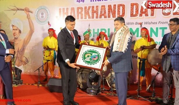 भारत मंडपम में झारखंड दिवस का भव्य आयोजन: राज्य को समृद्ध और सक्षम बनाने का संकल्प