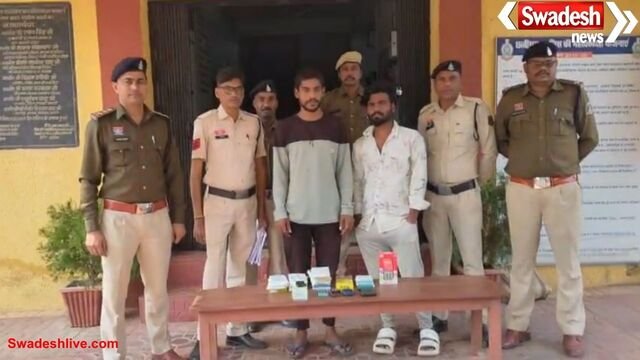 धमतरी: मोबाइल दुकान में चोरी करने वाले तीन चोर गिरफ्तार, चोरी का सामान बरामद