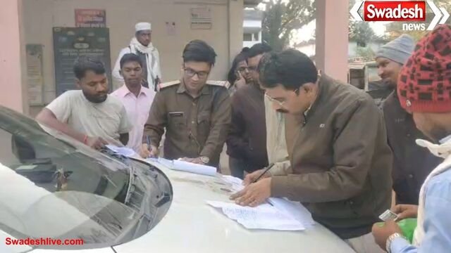 रामानुजगंज में परिवहन विभाग की बड़ी कार्रवाई: 8 वाहन जब्त, 25 हजार का जुर्माना