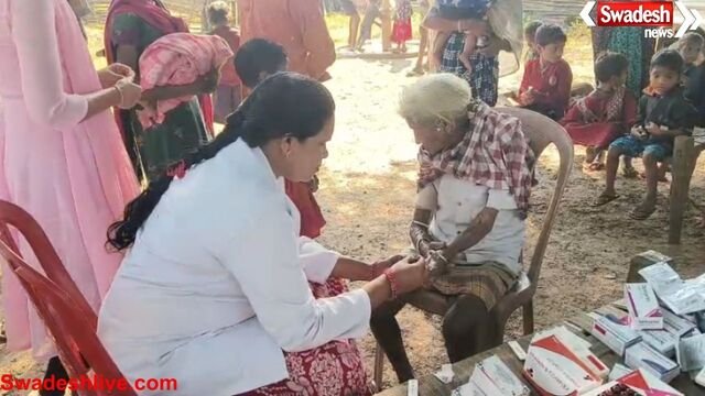 बीजापुर के दुर्गम गांवों में स्वास्थ्य शिविर, 166 ग्रामीणों को मिला उपचार और नई उम्मीद