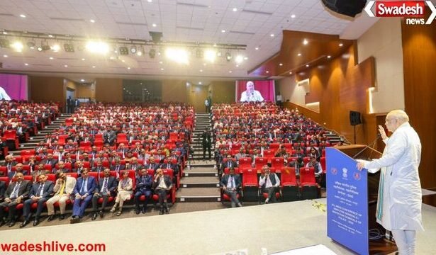 अमित शाह बोले-अगली डीजी कांफ्रेंस तक खत्म हो जाएगा नक्सलवाद, बस्तर में विकास का रोडमैप तैयार