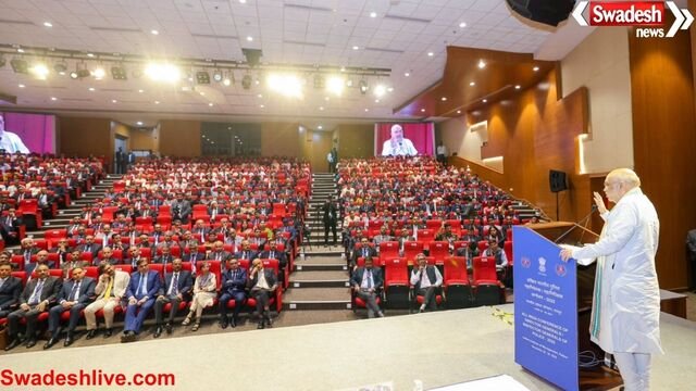 अमित शाह बोले-अगली डीजी कांफ्रेंस तक खत्म हो जाएगा नक्सलवाद, बस्तर में विकास का रोडमैप तैयार