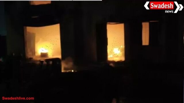 इंदौर के केमिकल गोडाउन में भीषण आग, दो महिलाएं जिंदा जलीं