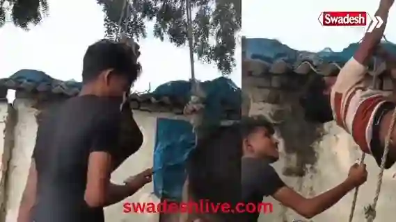 Taliban punishment: Minor hanged upside down from a tree for mobile theft; police swung into action as video went viral