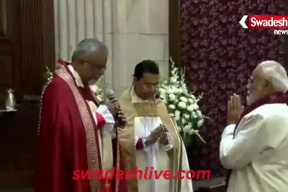 Christmas 2025 pm modi reached cathedral church