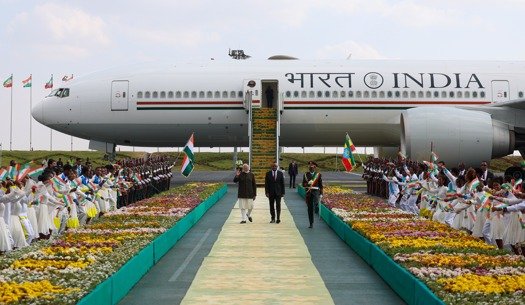 PM Modi iIn Ethiopia