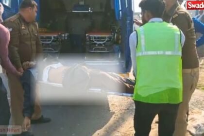 FIROZABAD: Tragic road accident, bike rider dies after being hit by a truck