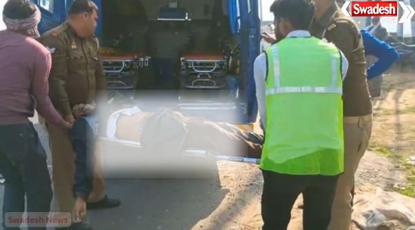 FIROZABAD: Tragic road accident, bike rider dies after being hit by a truck