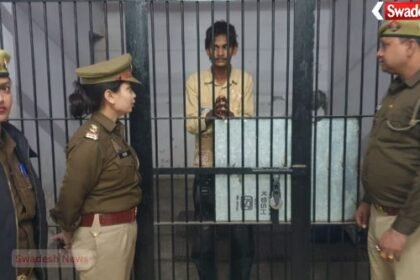 A young man was arrested for making a reel as a villain in the police station.