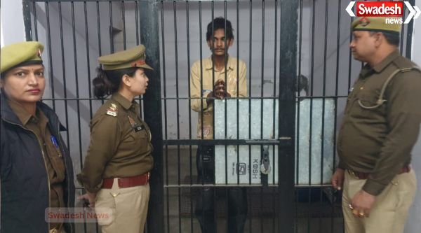 A young man was arrested for making a reel as a villain in the police station.