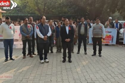 Awareness parade held in Agra on World AIDS Day