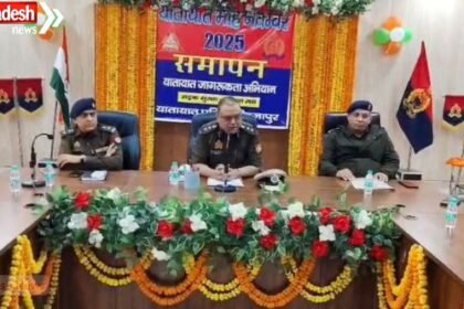 Mirzapur Police concludes Traffic Month November 2025
