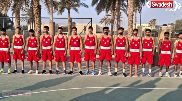 The Indian team is ready for a strong performance at the Men's World Boxing Championship in Dubai.