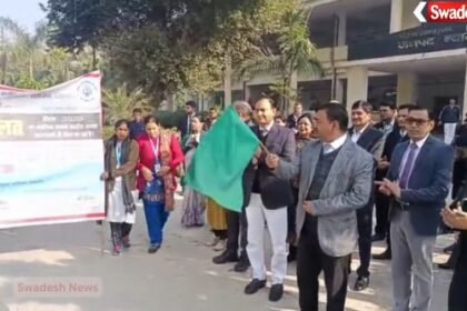 Judge flags off bike rally to promote National Lok Adalat in Amroha