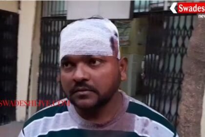 Chaos erupts in Karhal during an open meeting over ration quota allocation, with two sides fighting.