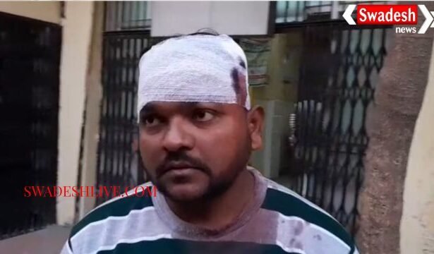 Chaos erupts in Karhal during an open meeting over ration quota allocation, with two sides fighting.