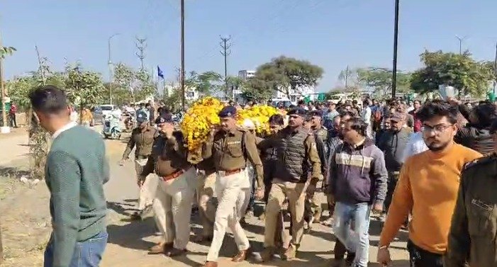 agar-malwa-sub-inspector-jugal-kishore-sony-passed-away-on-duty