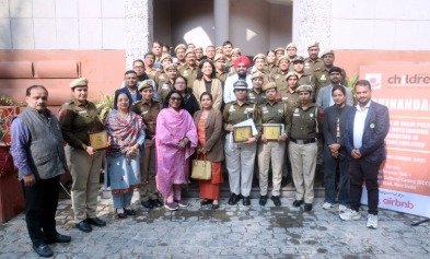 Salute to the compassion and vigilance of Delhi Police: Railway Children India felicitates them at the award ceremony