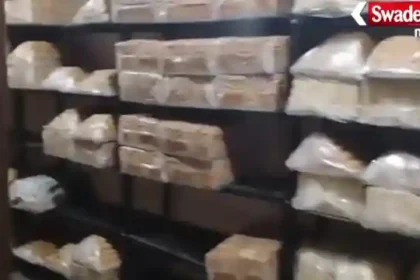 The Fertilizer Department took major action in Indore. Action was taken against the Sumit Gajak and Kulfi factory.