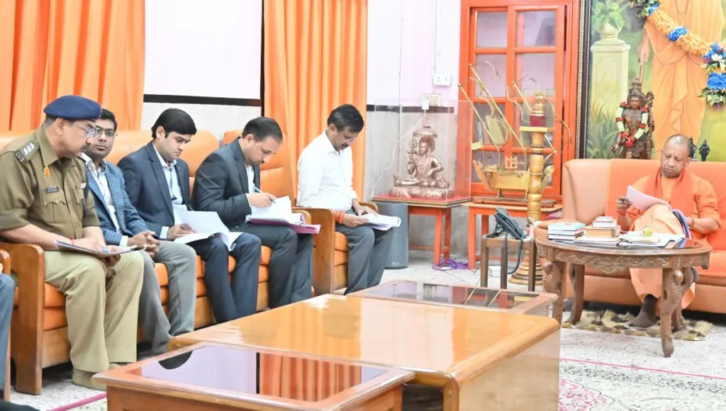 gorkhpur cm yogi meeting