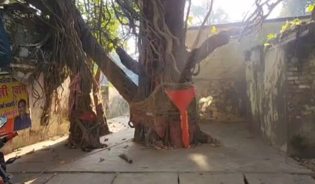 Lakhimpur Kheri: Allegation of illegal occupation of the land of Shri Hanuman Temple complex of Palia Kalan.