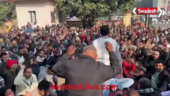 kaithal-power-employees-protest-online-transfer-policy-haryana