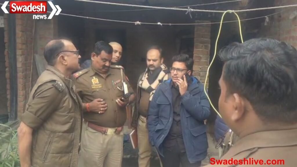 There was a stir after the bodies of a mother and son were found inside the house under suspicious circumstances.