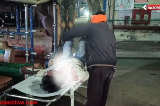 Horrific road accident in Bengabad: One youth killed, two seriously injured