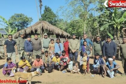 नारायणपुर: ग्राम काकुर में स्थापित हुआ नवीन सुरक्षा एवं जन सुविधा कैंप