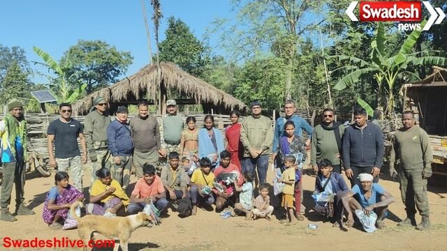 नारायणपुर: ग्राम काकुर में स्थापित हुआ नवीन सुरक्षा एवं जन सुविधा कैंप