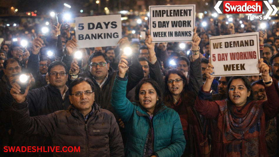 Bank Employees Strike