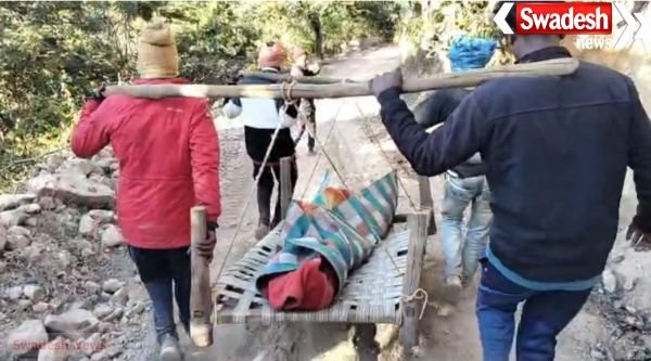 Surguja body carried on cot