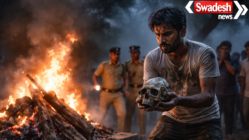 Datia cremation ground incident