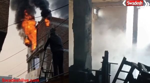 Gohad furniture shop fire