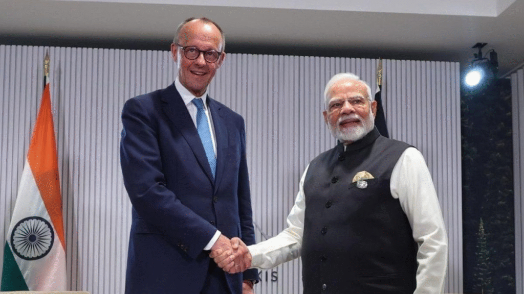 German Chancellor visit to India