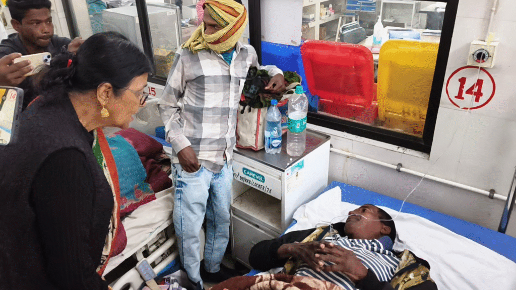 Korba Farmer Suicide Attempt