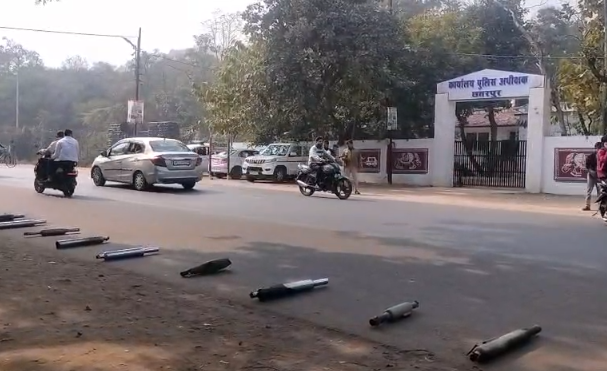 Chhatarpur Traffic Police Action