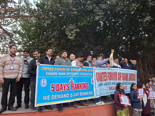 Bank Employees Strike