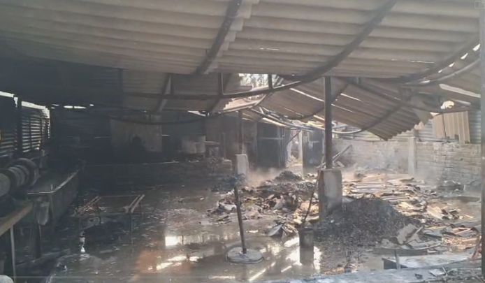 Plastic Factory Fire