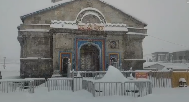 Kedarnath Snowfall