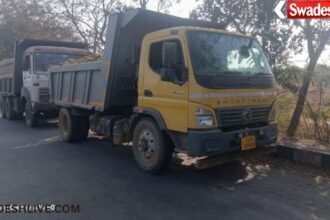 Major crackdown on illegal mining in Korba: 9 vehicles and 700 cubic meters of sand seized