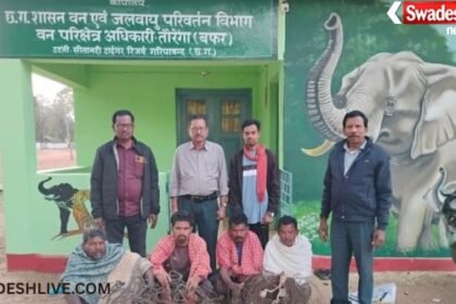 Wildlife Crime: Four interstate poachers arrested in Udanti Sitanadi Tiger Reserve