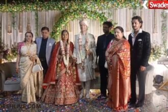 International Wedding: German groom Gustav ties the knot with Khushi in Shikohabad