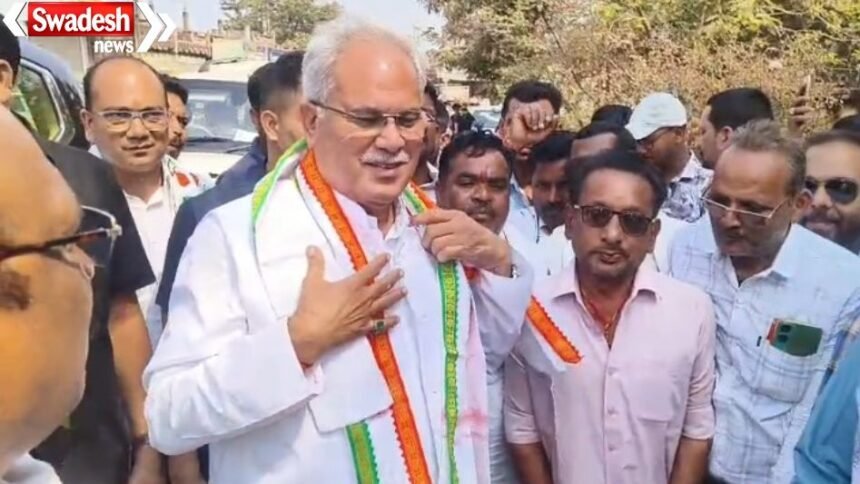 Bhupesh Baghel distanced himself from the Rajya Sabha race, saying the high command will decide.