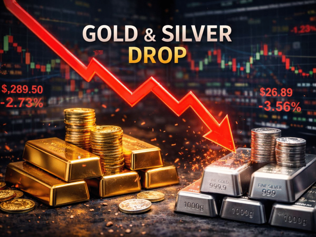 Gold Silver Price Fall
