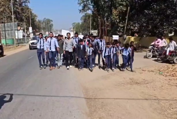 Gariaband Student Protest