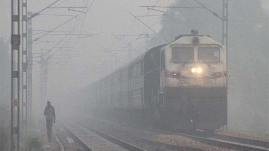 Delhi Fog Train Delay