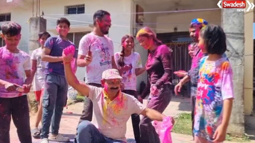 Holi Celebration in Ambikapur