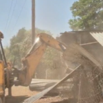 Durg Bulldozer Action